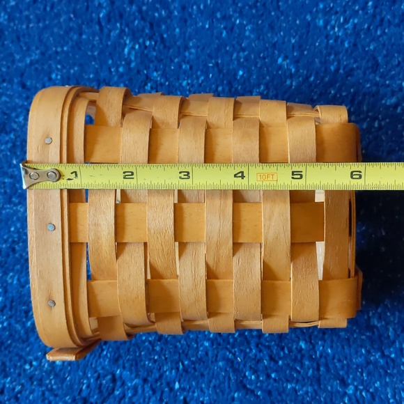 1998 Longaberger Basket, 4x6, authentic/ signed vintage/ stamped/ spoon/ Y2K - Picture 7 of 8